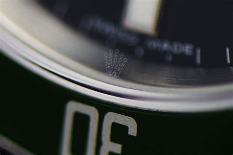 corona sul vetro rolex